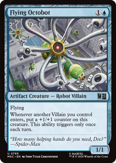 Flying Octobot (Commander: Marvel Super Heroes) Near Mint Foil