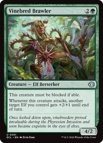 Vinebred Brawler (Lorwyn Eclipsed) Near Mint Foil
