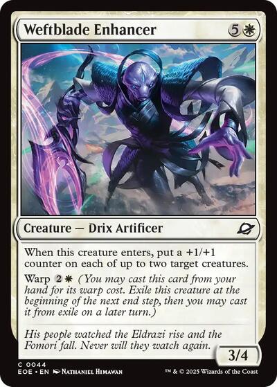 Weftblade Enhancer (Edge of Eternities) Near Mint Foil