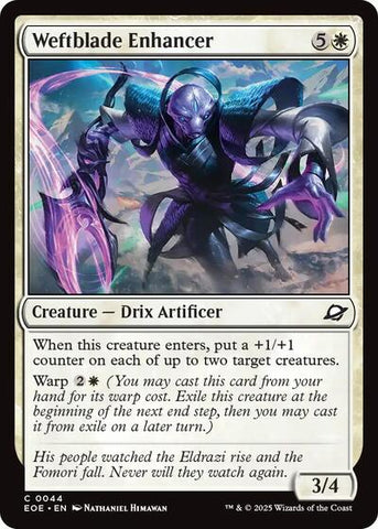 Weftblade Enhancer (Edge of Eternities) Near Mint Foil