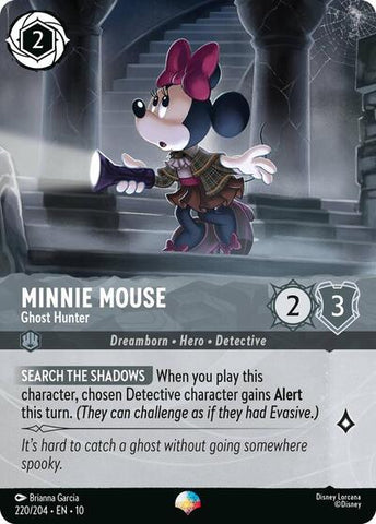 Minnie Mouse - Ghost Hunter (Epic) (Whispers in the Well) Near Mint Holofoil