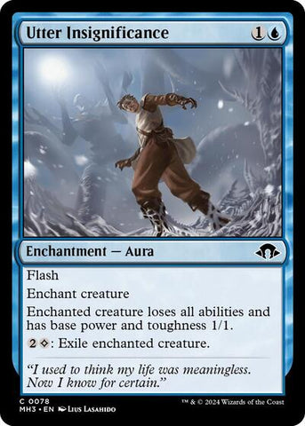 Utter Insignificance (Modern Horizons 3) Near Mint Foil