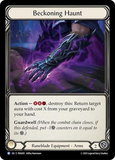 Beckoning Haunt (Compendium of Rathe) Near Mint Cold Foil