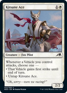 Kitsune Ace (Kamigawa: Neon Dynasty) Near Mint