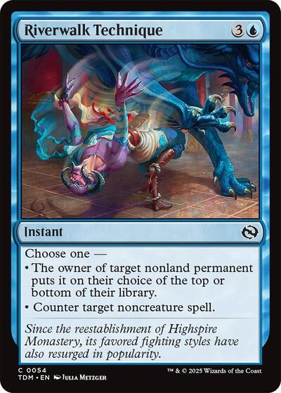 Riverwalk Technique (Tarkir: Dragonstorm) Near Mint Foil