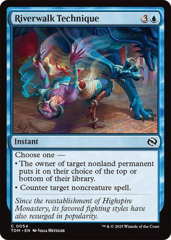 Riverwalk Technique (Tarkir: Dragonstorm) Near Mint Foil