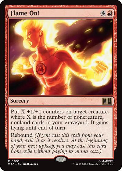 Flame On! (Commander: Marvel Super Heroes) Near Mint