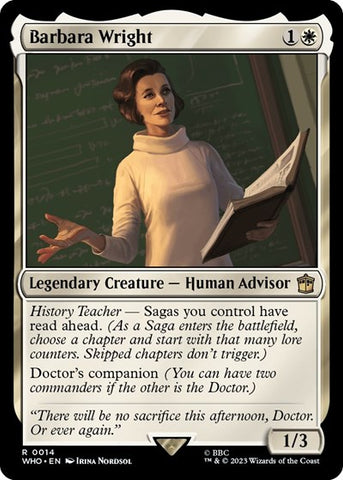 Barbara Wright (Universes Beyond: Doctor Who) Near Mint