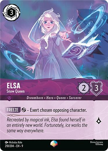 Elsa - Snow Queen (Epic) (Fabled) Near Mint Holofoil