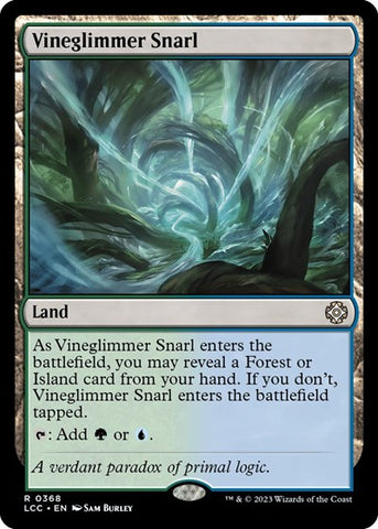 Vineglimmer Snarl (Commander: The Lost Caverns of Ixalan) Near Mint