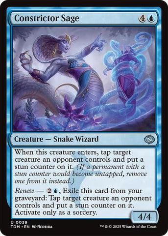 Constrictor Sage (Tarkir: Dragonstorm) Near Mint