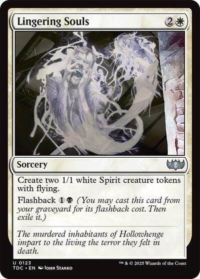 Lingering Souls (Commander: Tarkir: Dragonstorm) Near Mint