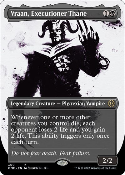 Vraan, Executioner Thane (Showcase) (Phyrexia: All Will Be One) Near Mint Foil