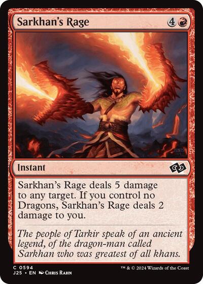Sarkhan's Rage (Foundations Jumpstart) Near Mint