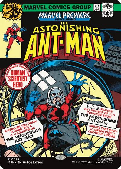 The Astonishing Ant-Man (Borderless) (Marvel Super Heroes) Near Mint Foil