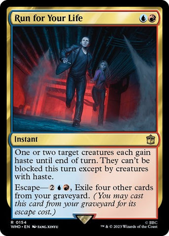 Run for Your Life (Universes Beyond: Doctor Who) Near Mint