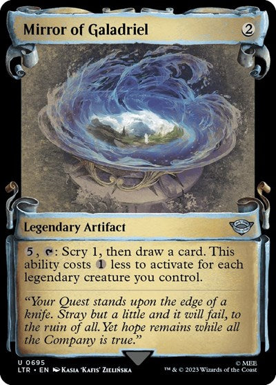 Mirror of Galadriel (Showcase Scrolls) (Universes Beyond: The Lord of the Rings: Tales of Middle-earth) Near Mint Foil