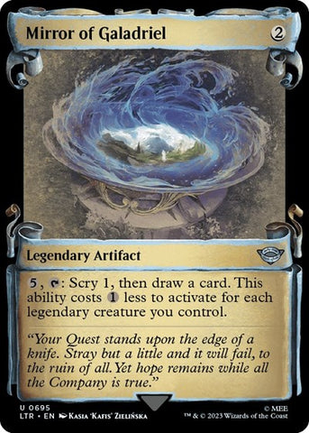 Mirror of Galadriel (Showcase Scrolls) (Universes Beyond: The Lord of the Rings: Tales of Middle-earth) Near Mint Foil