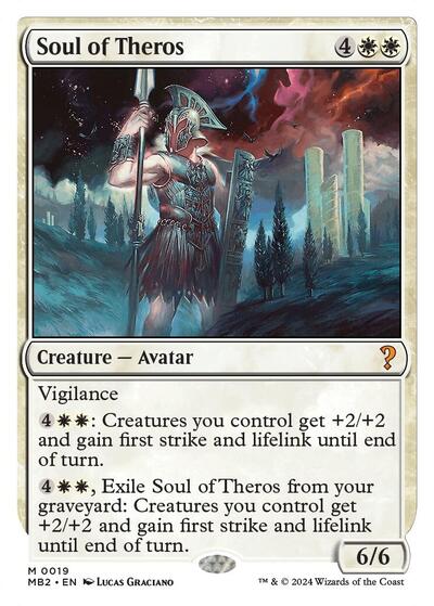 Soul of Theros (White Border) (Mystery Booster 2) Near Mint