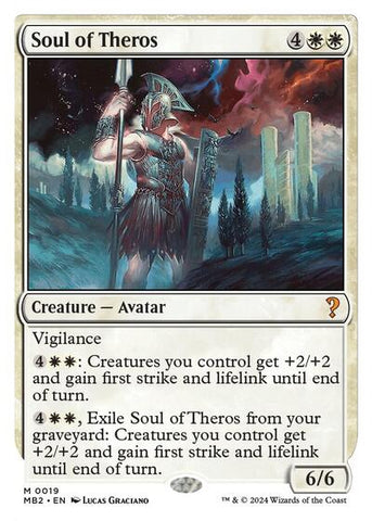 Soul of Theros (White Border) (Mystery Booster 2) Near Mint