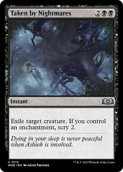 Taken by Nightmares (Wilds of Eldraine) Near Mint Foil
