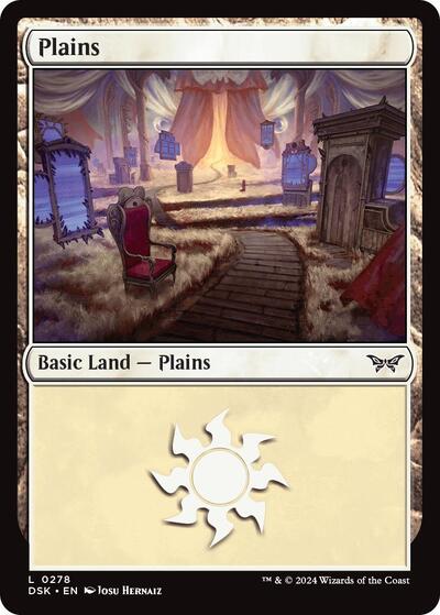 Plains (0278) (Duskmourn: House of Horror) Near Mint Foil