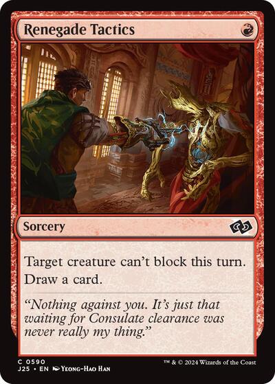 Renegade Tactics (Foundations Jumpstart) Near Mint