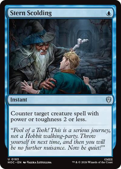 Stern Scolding (The Hobbit: Eternal-Legal) Near Mint