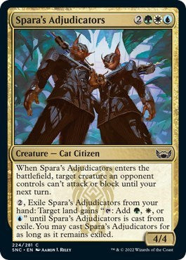 Spara's Adjudicators (Streets of New Capenna) Near Mint Foil