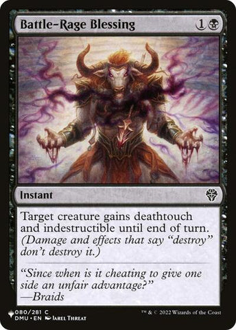 Battle-Rage Blessing (The List) Near Mint