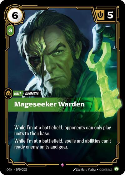 Mageseeker Warden (Origins) Near Mint Foil