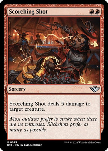 Scorching Shot (Outlaws of Thunder Junction) Near Mint