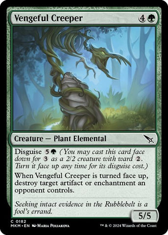 Vengeful Creeper (Murders at Karlov Manor) Near Mint Foil