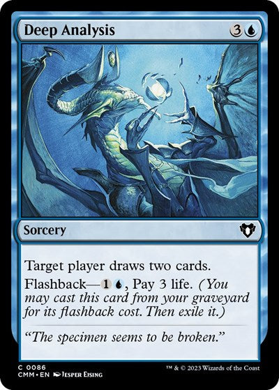 Deep Analysis (Commander Masters) Near Mint Foil