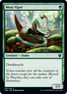 Moss Viper (Theros Beyond Death) Near Mint Foil