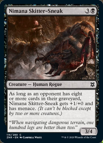Nimana Skitter-Sneak (Zendikar Rising) Near Mint Foil