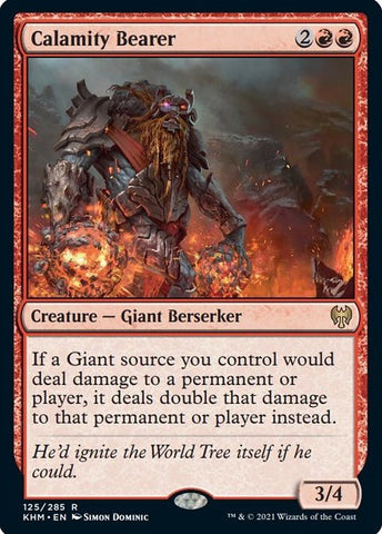 Calamity Bearer (Kaldheim) Near Mint Foil