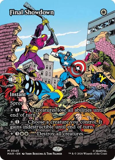 Final Showdown (Borderless) (Marvel Eternal-Legal) Near Mint