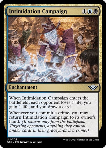 Intimidation Campaign (Outlaws of Thunder Junction) Near Mint
