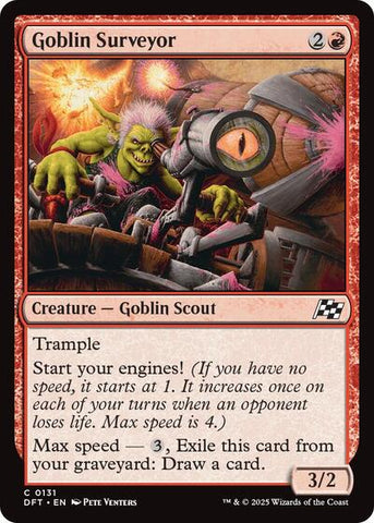 Goblin Surveyor (Aetherdrift) Near Mint Foil