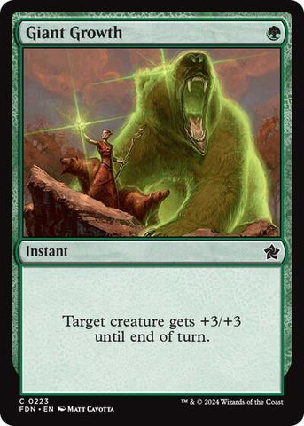 Giant Growth (Foundations) Near Mint