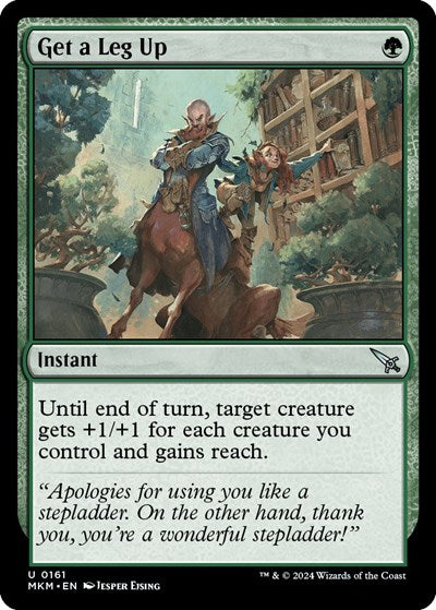 Get a Leg Up (Murders at Karlov Manor) Near Mint Foil
