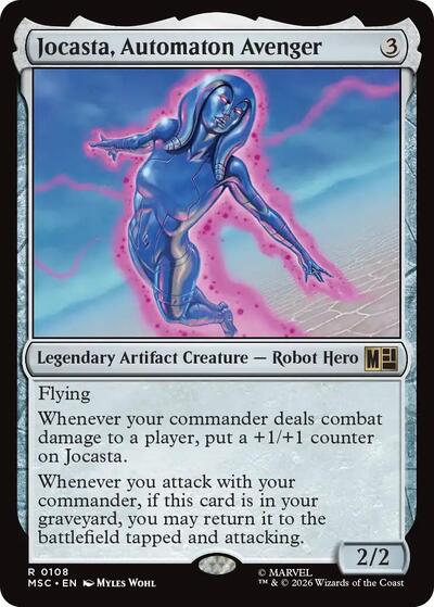 Jocasta, Automaton Avenger (Surge Foil) (Commander: Marvel Super Heroes) Near Mint Foil