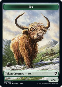 Ox Token (Commander Legends: Battle for Baldur's Gate) Near Mint