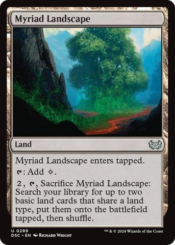 Myriad Landscape (Commander: Duskmourn: House of Horror) Near Mint
