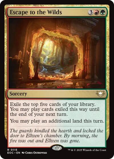 Escape to the Wilds (Commander: Edge of Eternities) Near Mint