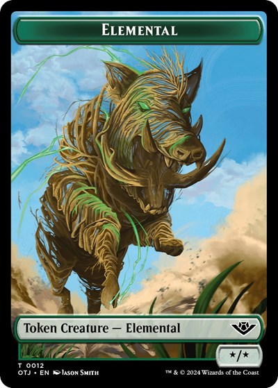 Elemental Token (Outlaws of Thunder Junction) Near Mint