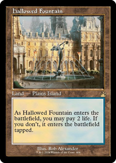 Hallowed Fountain (Retro Frame) (Ravnica Remastered) Near Mint