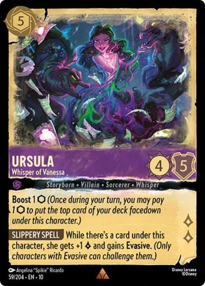 Ursula - Whisper of Vanessa (Whispers in the Well) Near Mint Cold Foil