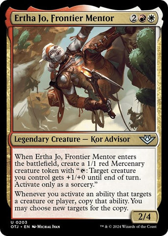 Ertha Jo, Frontier Mentor (Outlaws of Thunder Junction) Near Mint